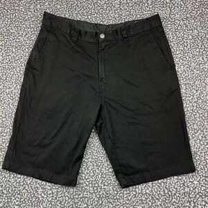 Volcom Shorts Men 34 Black Modern Fit Chino Pockets Outdoor